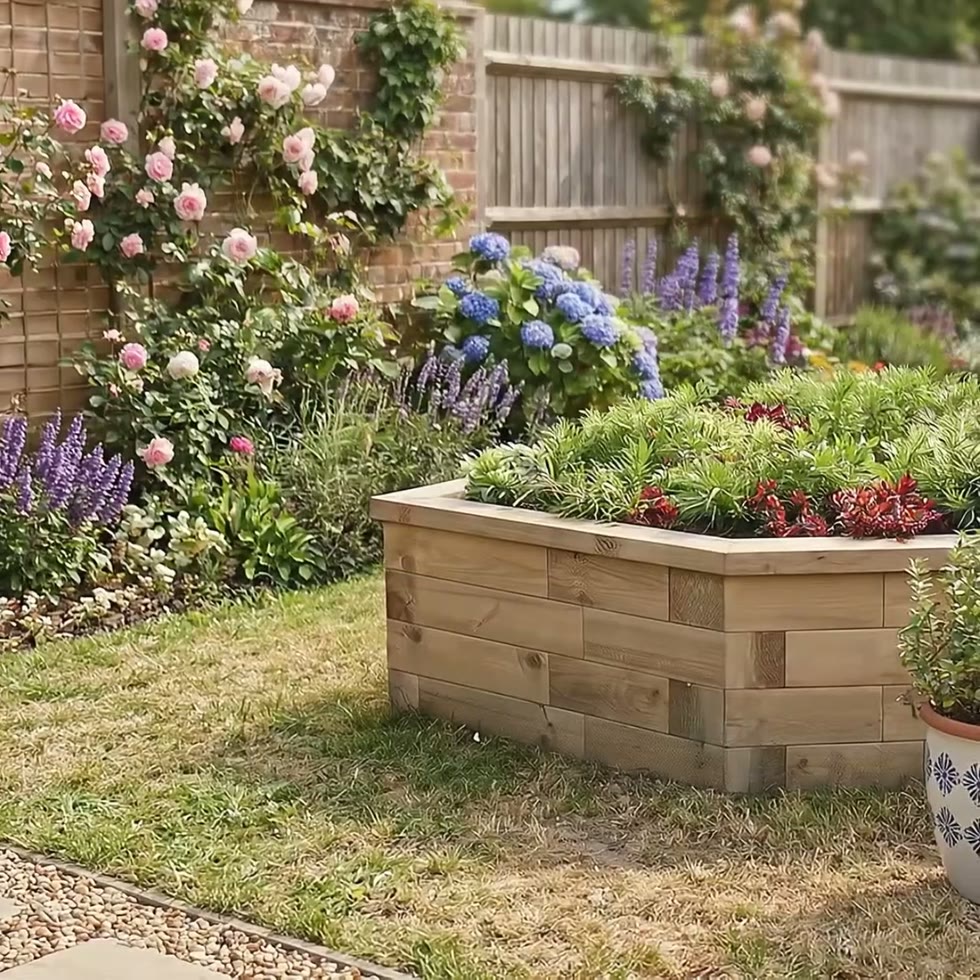 Corner Raised Bed