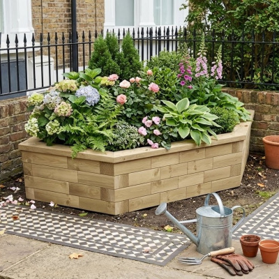 Corner Raised Bed