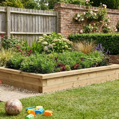 Low Level Raised Bed / 1.875 x 1.125 x 0.25m