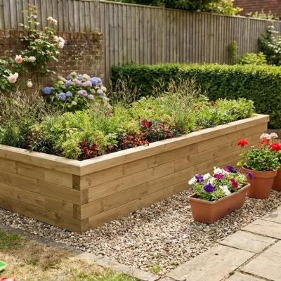 Large Raised Bed / 3.0 x 1.125 x 0.45m