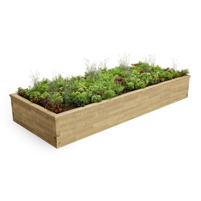 Large High Raised Bed CGI