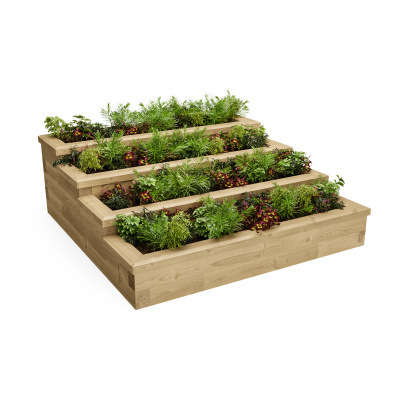 Stepped Herb Garden Schematic 3D