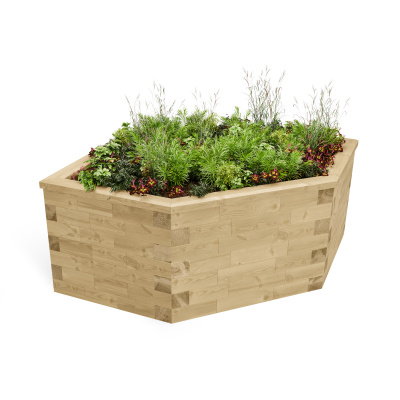 High Hexagonal Raised Bed