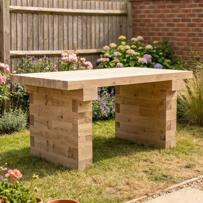 Zahradní stůl  / 1,5 x 0,9 x 0,75 m