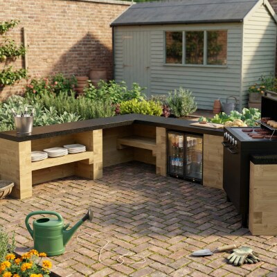 Venkovní kuchyně / 2,25 x 2,078 x 1,478 x 0,60 m (bez pracovní desky)