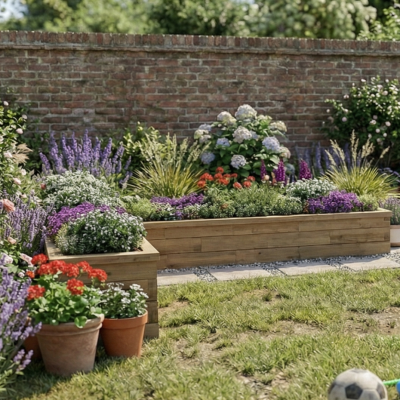 Zahradní truhlík / 3,75 x 3,75 x 0,65m