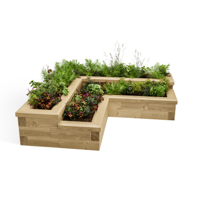 Corner Herb Garden