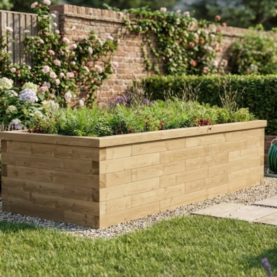 Medium Height Raised Bed / 2.625 x 1.125 x 0.65m