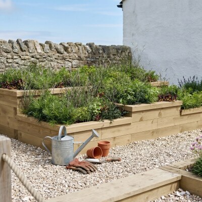 Multi Level Raised Bed 3D