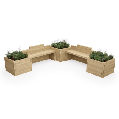 Double Seat Vegetable Planter