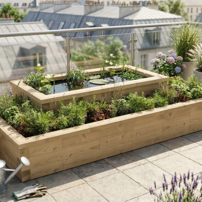 Raised Pond Double Skinned