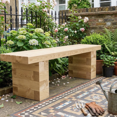 Klasická lavička / 1,5 x 0,375 x 0,45m