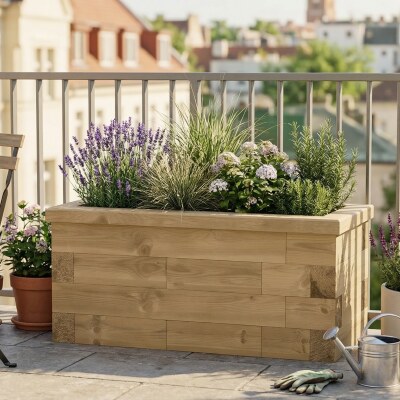 Malý vyvýšený záhon / 0,9 x 0,45 x 0,45m