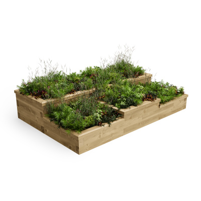 Multi Level Raised Bed 3D