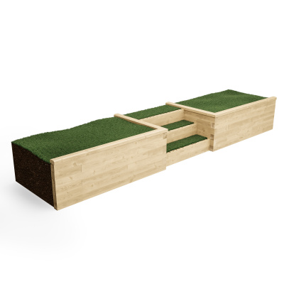 Retaining Wall with Steps