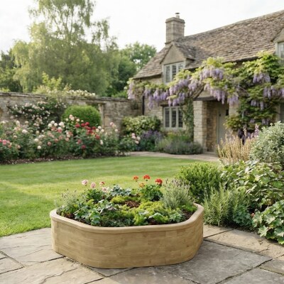 Vysoká obruba stromu / 2,42 x 2,25 x 0,55m