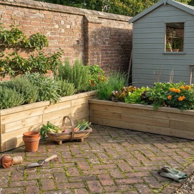 Zahradní truhlík / 3,75 x 3,75 x 0,65m