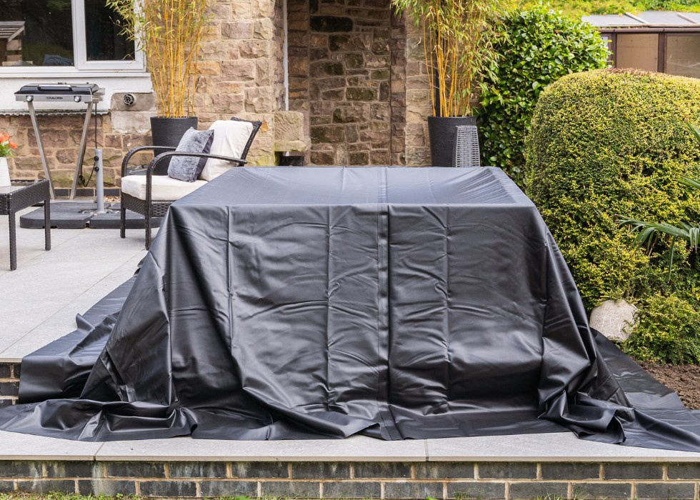 Jezírková PVC folie / 4 x 4 m