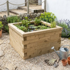 Malý vyvýšený rybníček / 1,125 x 1,125 x 0,65m