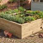 Velký čtvercový dvouplášťový rybníček  / 2,25 x 2,25 x 0,65m