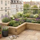 Rohová bylinková zahrádka / 1,5 x 0,75 x 0,35m