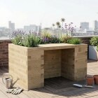 Vyvýšený záhon pro vozíčkáře /  1,5 x 1,125 x 0,85 m