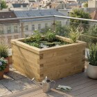 Malý vyvýšený rybníček / 1,125 x 1,125 x 0,65m