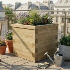 Vyvýšený záhon - kostka / 0,75 x 0,75 x 0,75m