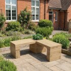 Školní lavička / 1,2 x 1,2 x 0,45m