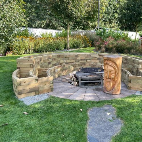 Kruhové posezení pod Svatým Kopečkem u Olomouce