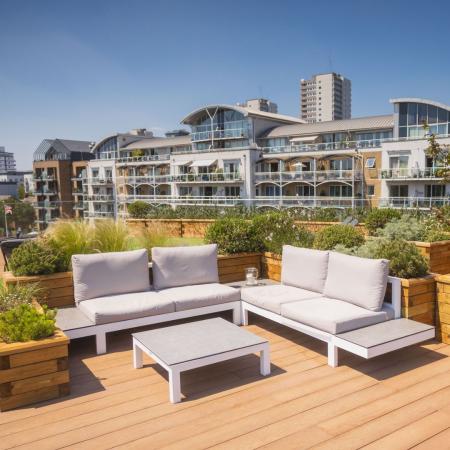 Záhony WoodBlocX na terasy a balkony