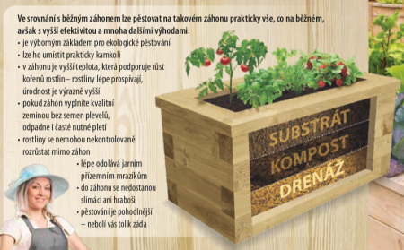 Čím a jak naplnit vyvýšený záhon?