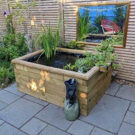 Inspirace na vyvýšená jezírka do zahrady