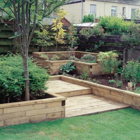 Svažité zahrady s WoodBlocX